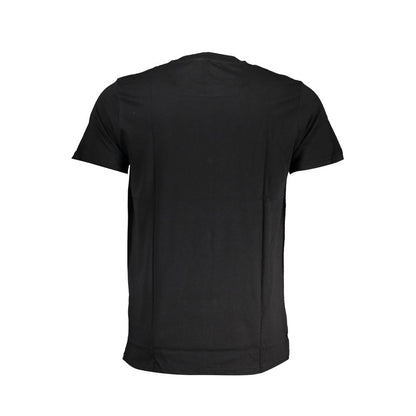 Cavalli Class Black Cotton Signature T-Shirt