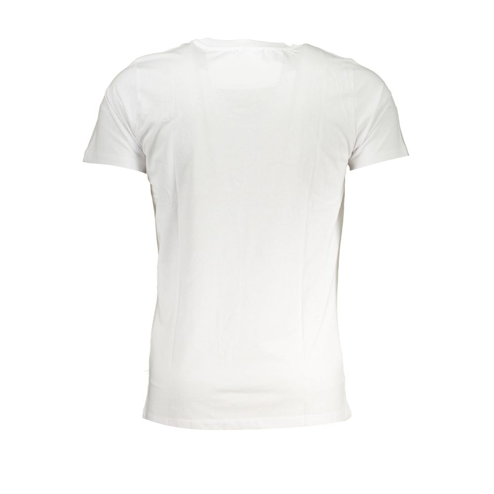 Cavalli Class Classic White Cotton T-Shirt