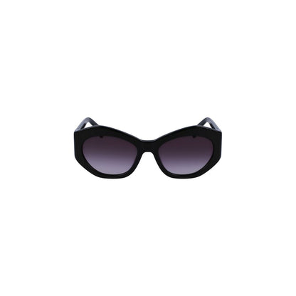 Liu Jo Black Acetate Women Sunglasses