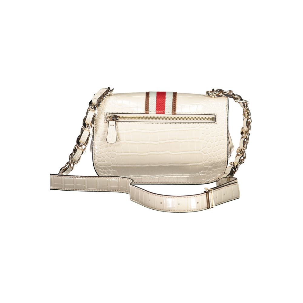 Guess Jeans Beige Polyethylene Handbag - Nelka Bag