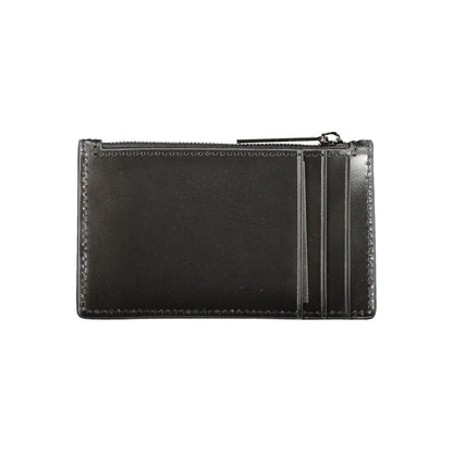 Calvin Klein Black Leather Wallet - Minimalist Elegance