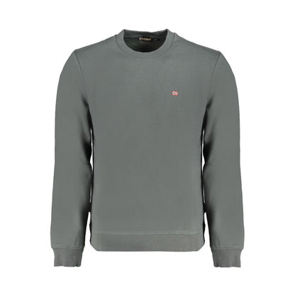 Napapijri Green Cotton Sweater - Classic Comfort Reimagined