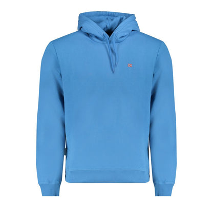 Napapijri Blue Cotton Hoodie
