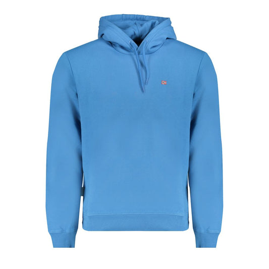 Napapijri Blue Cotton Hoodie