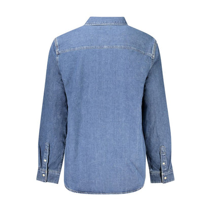 Calvin Klein Blue Cotton Men's Shirt