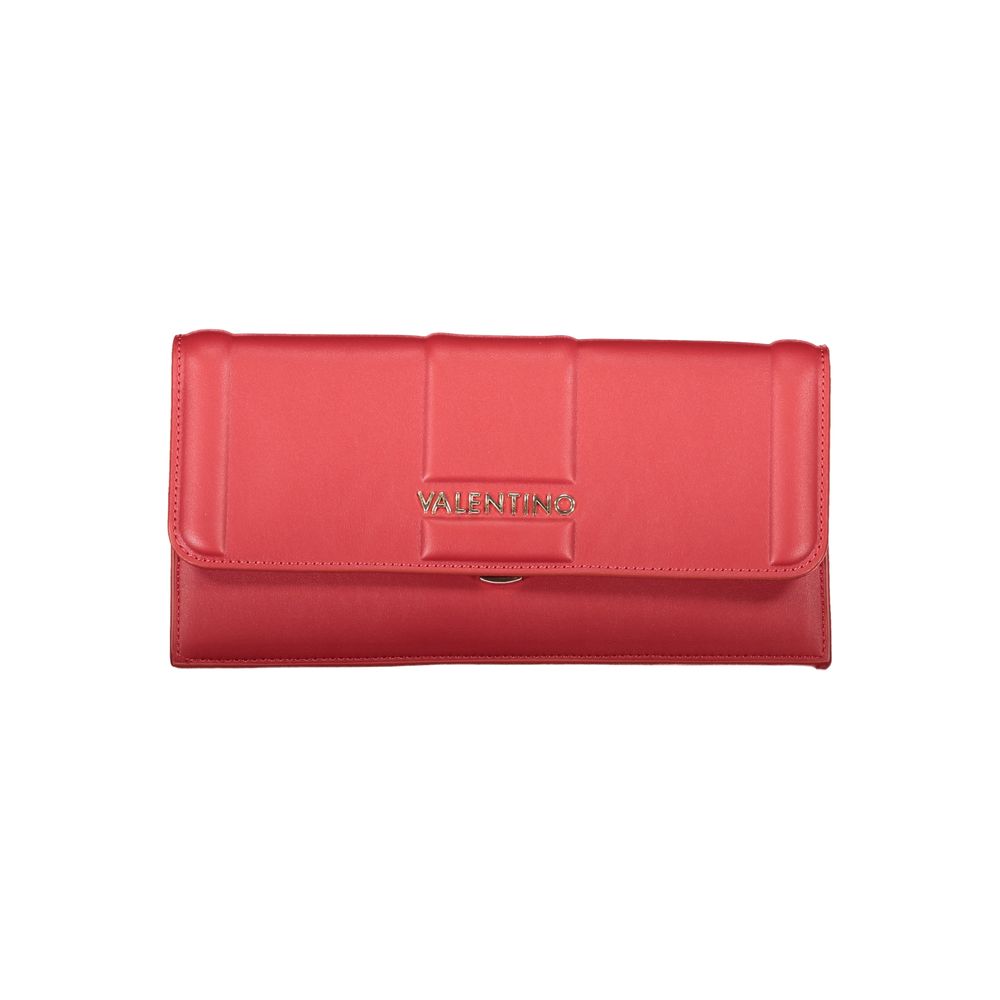Mario Valentino Red Leather Handbag with Chain Strap