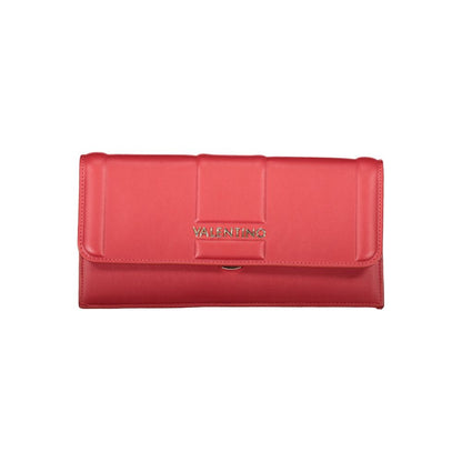 Mario Valentino Red Leather Handbag with Chain Strap