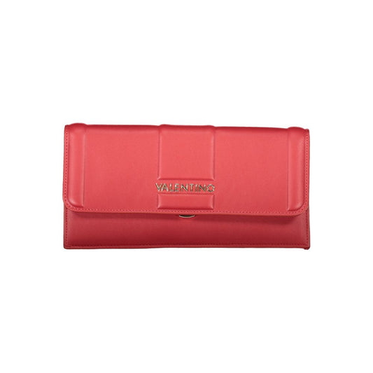 Mario Valentino Red Leather Handbag with Chain Strap