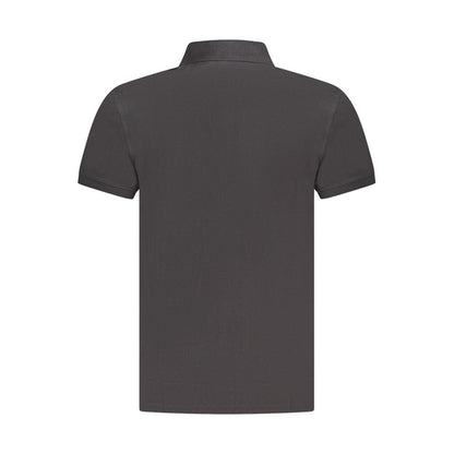Timberland Black Cotton Men Polo Shirt