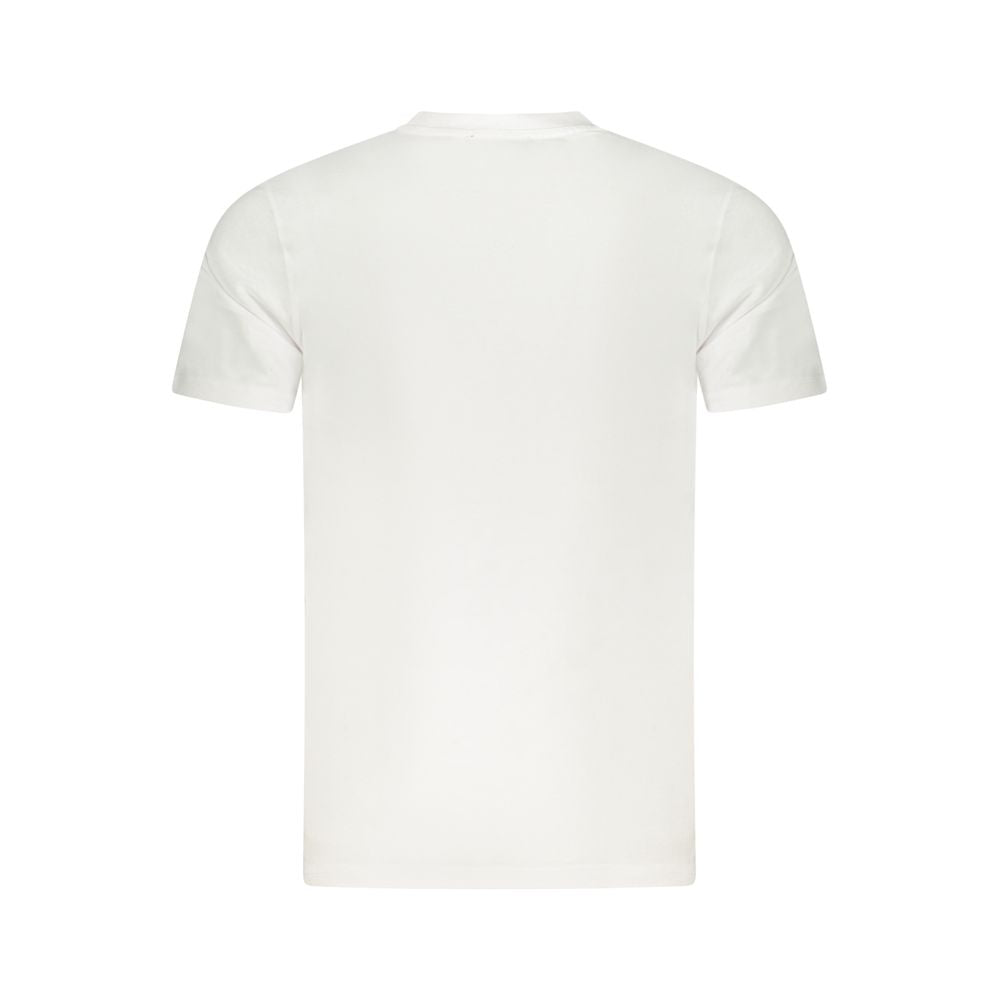 Cavalli Class White Cotton T-Shirt - Bold Statement Piece