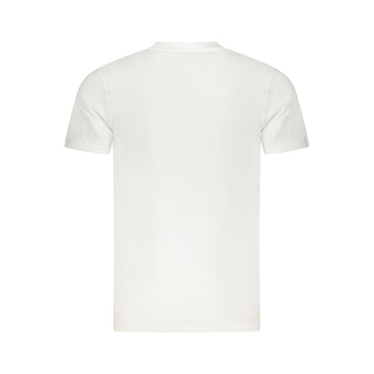 Cavalli Class White Cotton T-Shirt - Bold Statement Piece