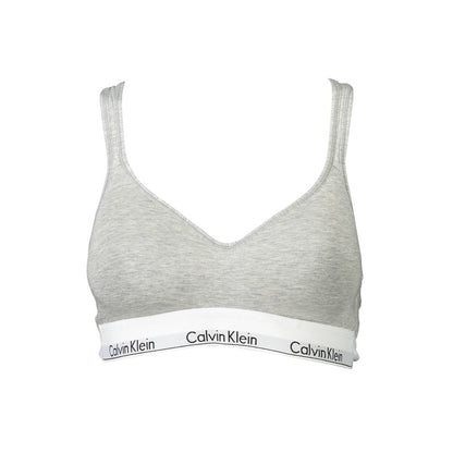 Calvin Klein Grey Cotton Women's Bralette