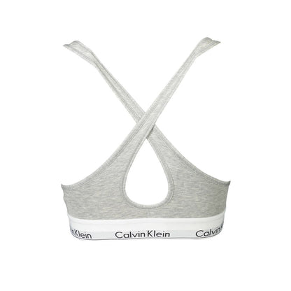 Calvin Klein Grey Cotton Women's Bralette