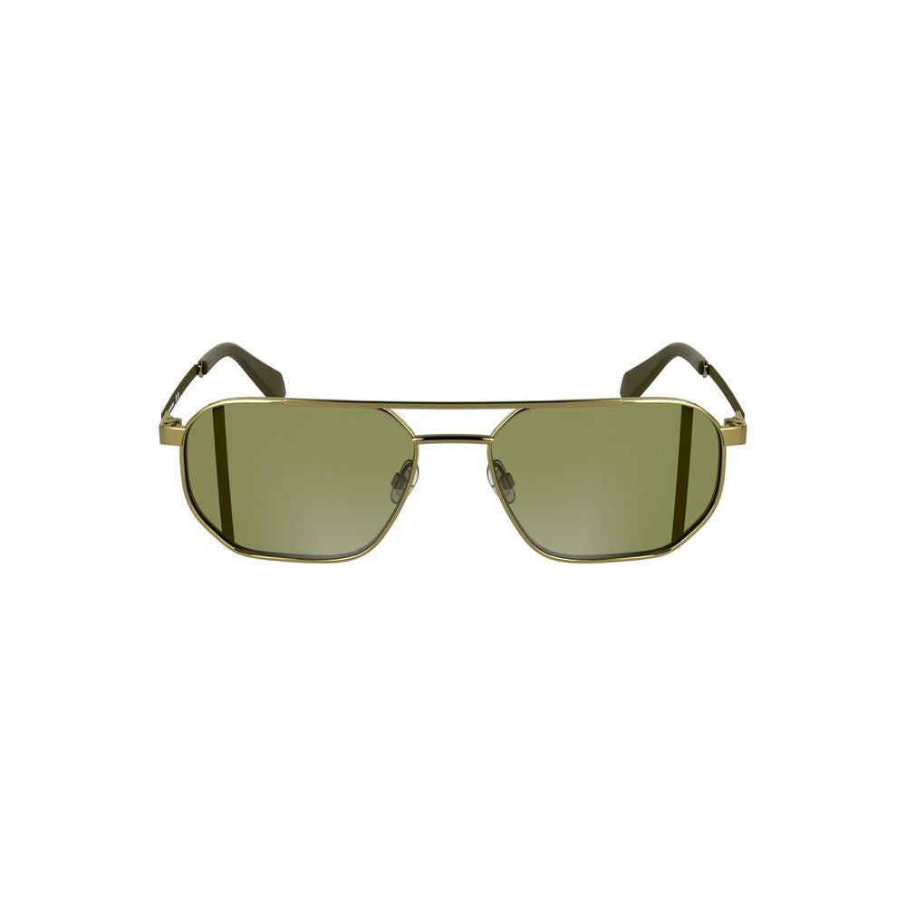 Calvin Klein Gold Metal Men Sunglasses