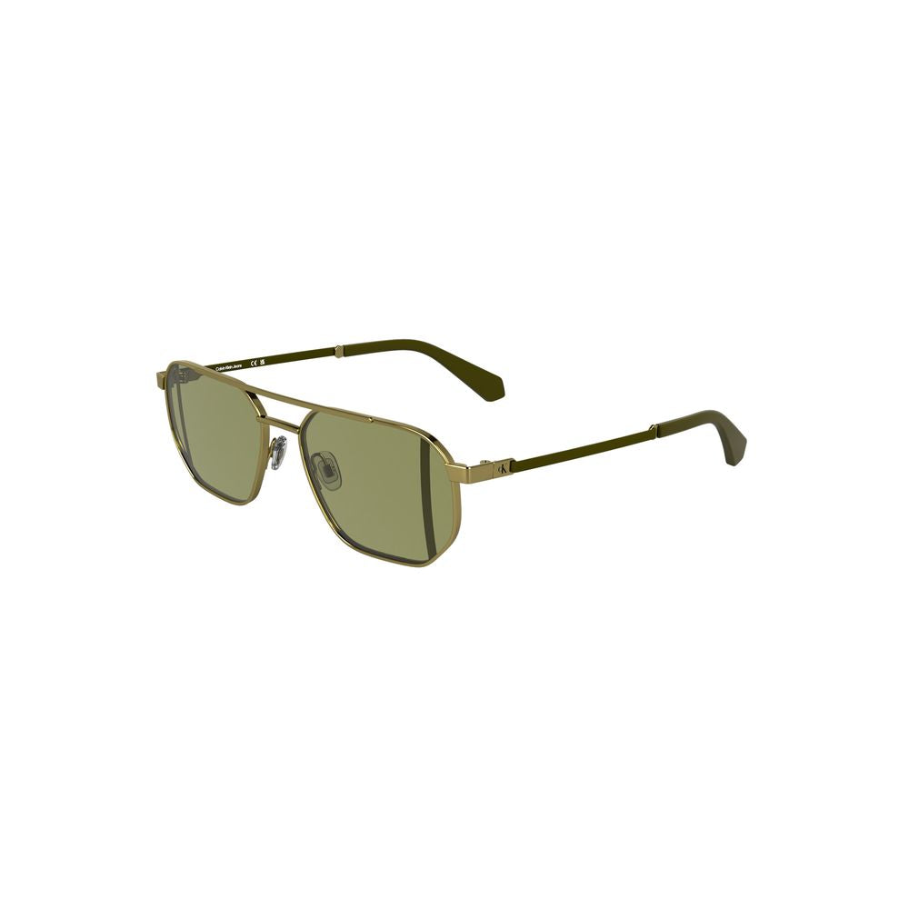Calvin Klein Gold Metal Men Sunglasses