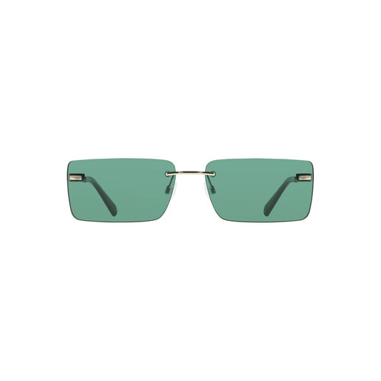 Calvin Klein Green Metal Women Sunglasses