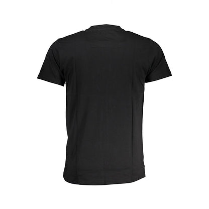 Cavalli Class Black Cotton T-Shirt for Bold Everyday Style