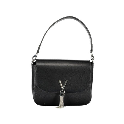 Valentino Bags Black Faux Leather Handbag with Shoulder Strap