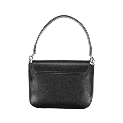 Valentino Bags Black Faux Leather Handbag with Shoulder Strap