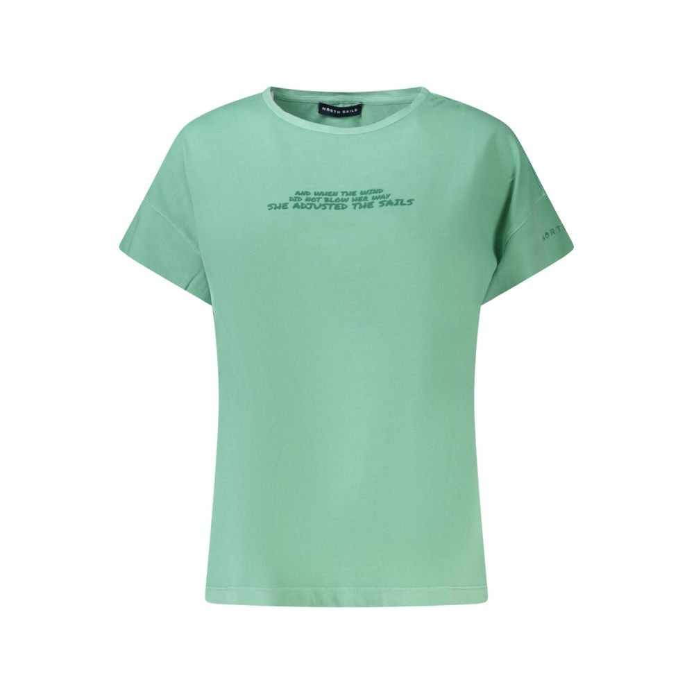 North Sails Green Cotton Short Sleeve T-Shirt