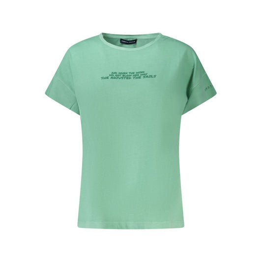 North Sails Green Cotton Short Sleeve T-Shirt