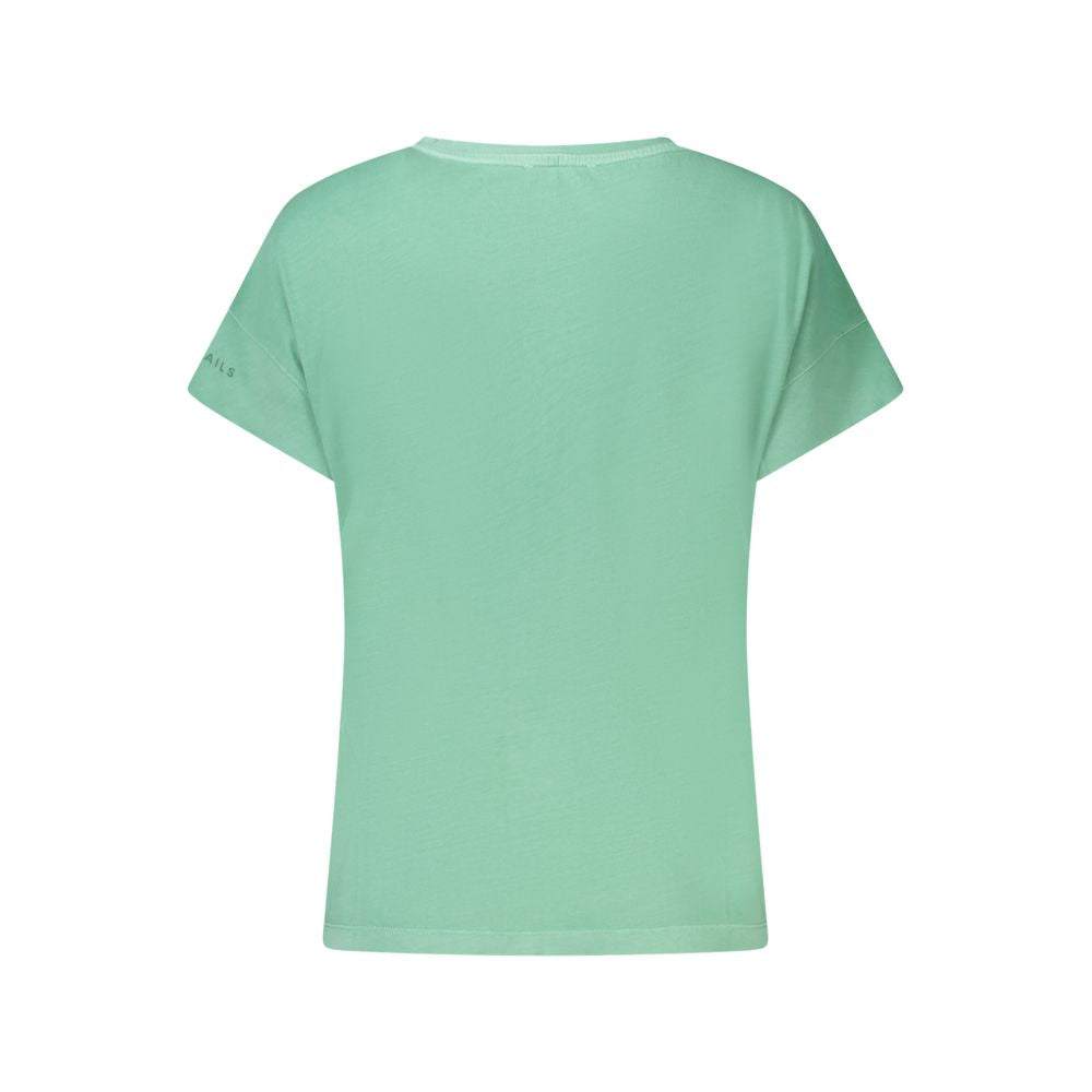 North Sails Green Cotton Short Sleeve T-Shirt