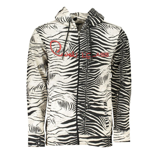Cavalli Class White Men's Hooded Sweater