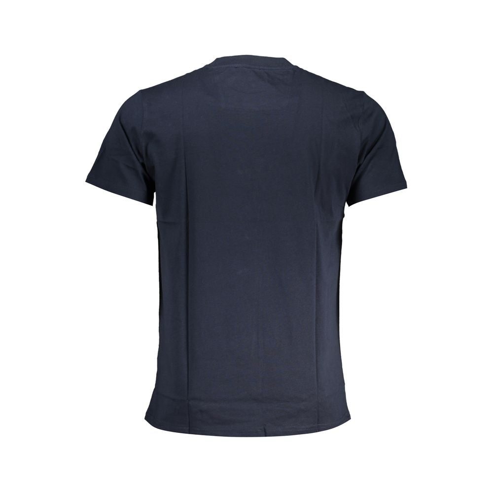 Cavalli Class Blue Cotton T-Shirt - Bold Statement Piece