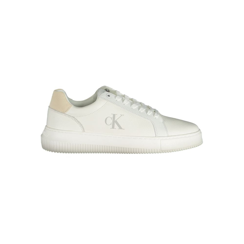 Calvin Klein White Polyethylene Men's Sneaker