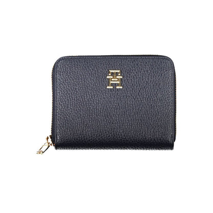 Tommy Hilfiger Blue Faux Leather Women's Wallet
