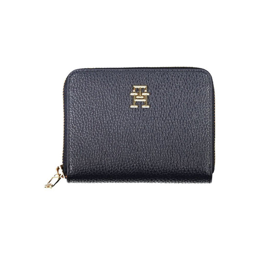 Tommy Hilfiger Blue Faux Leather Women's Wallet
