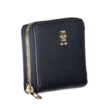 Tommy Hilfiger Blue Faux Leather Women's Wallet
