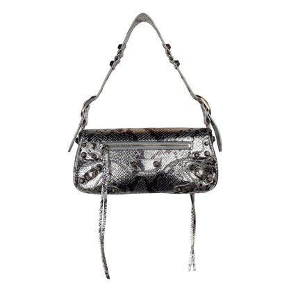 Balenciaga Gray Calfskin Handbag: A Bold Statement Piece