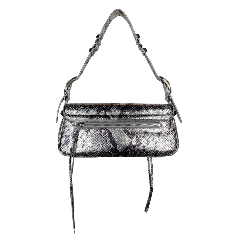 Balenciaga Gray Calfskin Handbag: A Bold Statement Piece