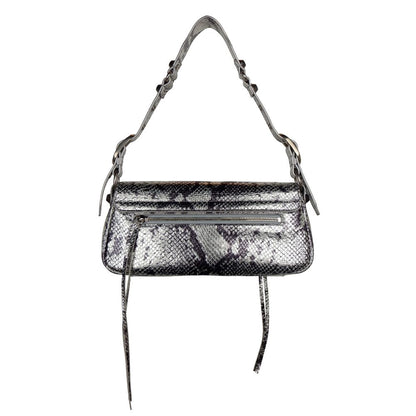Balenciaga Gray Calfskin Handbag: A Bold Statement Piece