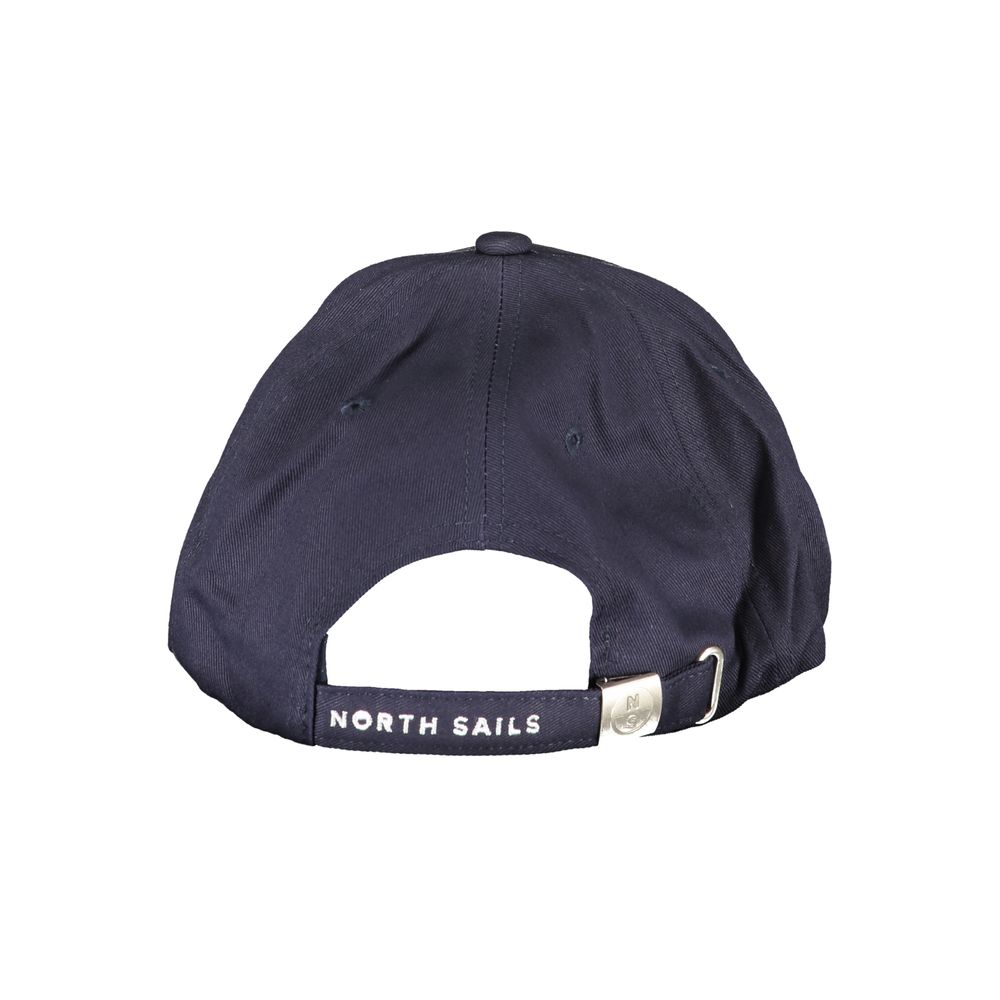North Sails Blue Organic Cotton Hat with Visor