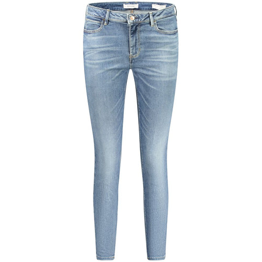 Guess Jeans Blue Cotton Skinny High Jeans