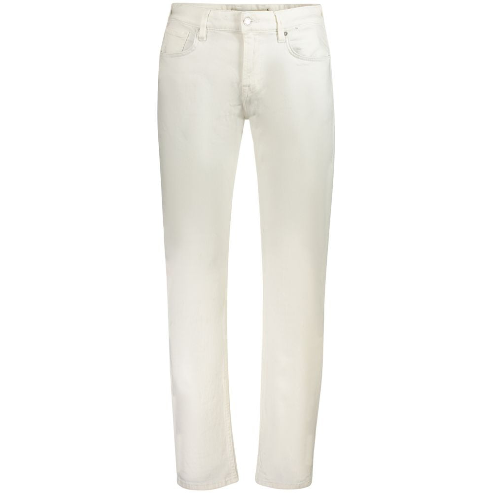 Guess Jeans White Cotton Men Jeans
