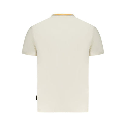 Napapijri White Cotton T-Shirt - Classic Comfort and Style