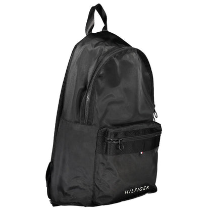 Tommy Hilfiger Black Polyester Men's Backpack
