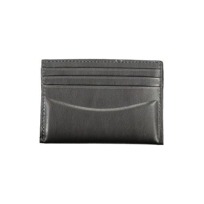 Calvin Klein Black Leather Wallet - Sleek Card Holder