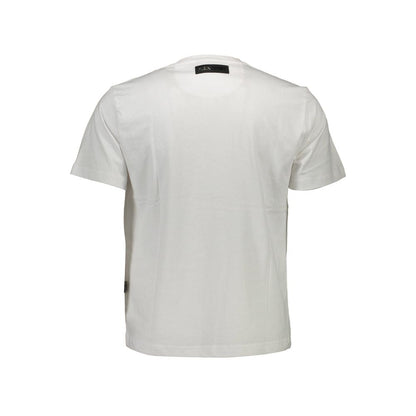 Plein Sport White Cotton Men's T-Shirt - XL
