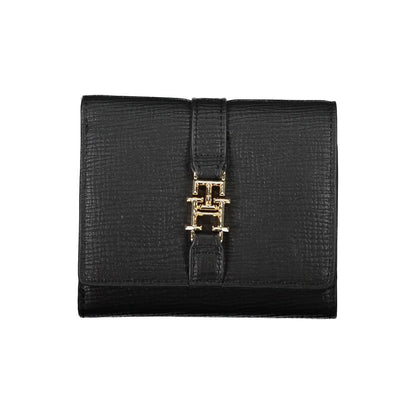 Tommy Hilfiger Black Faux Leather Women's Wallet