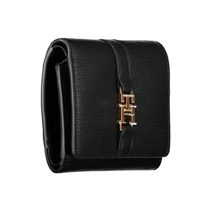 Tommy Hilfiger Black Faux Leather Women's Wallet
