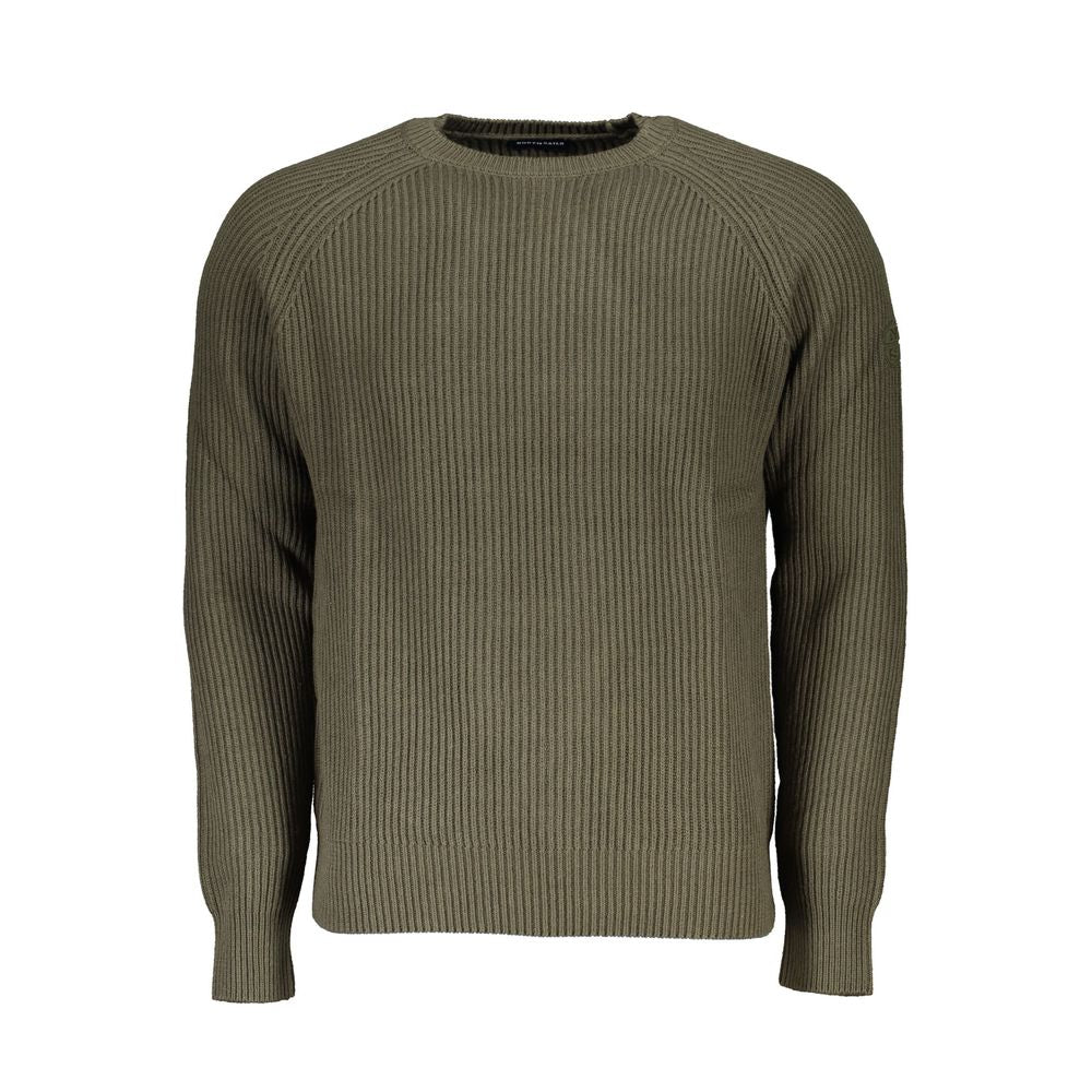 North Sails Green Cotton Sweater for Men