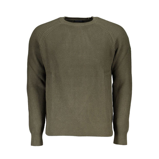North Sails Green Cotton Sweater for Men
