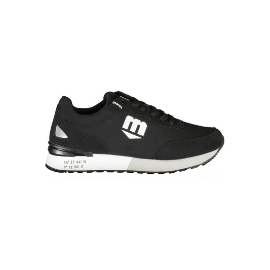 Mares Black Polyester Sneaker - Sporty Style with Contrast Details
