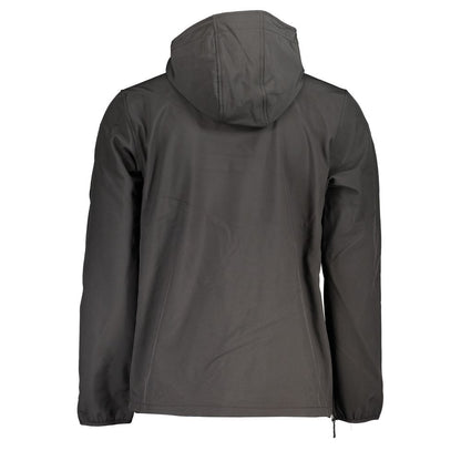 Norway 1963 Black Men's Soft Shell Hooded Jacket