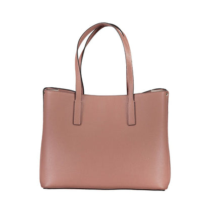 Guess Jeans Pink Handbag – Faux Leather, Chic Design