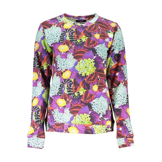Cavalli Class Purple Women's Crew Neck Sweater
